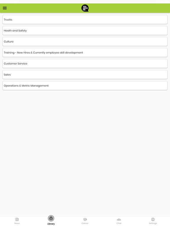 You Move Me App iPad screenshot 2 - Business app