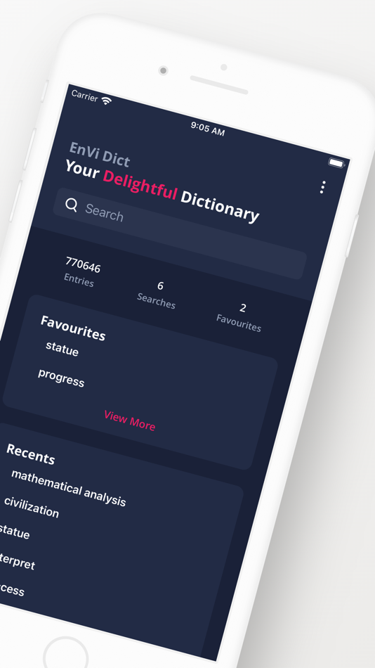 #3. Envi Dict (iOS) 由: Quang Pham