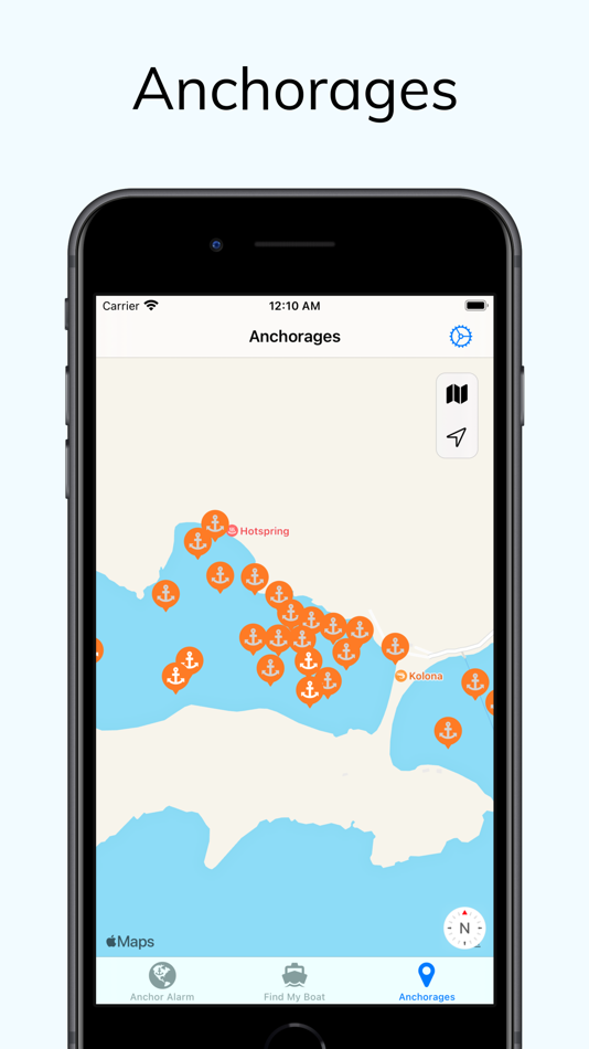 #6. Anchor Alarm with Late Set (iOS) By: B2N LTD