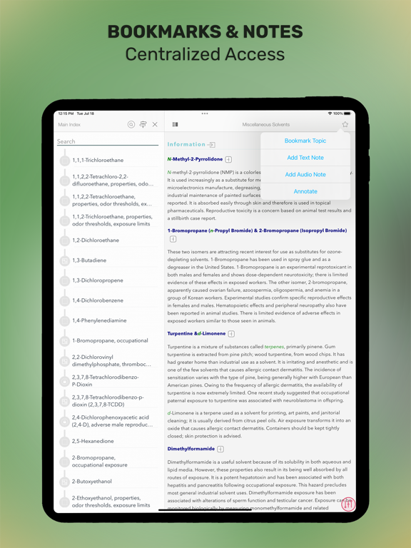 CURRENT Dx Tx Occupational iPad screenshot 8 - Medical app