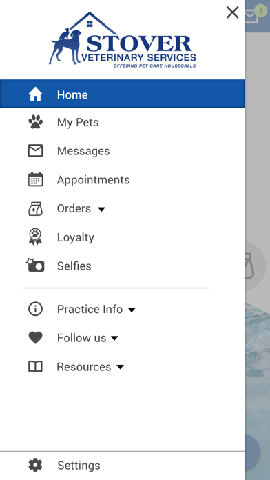 Stover Veterinary Services Screenshot