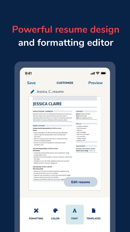 MyPerfectResume Builder