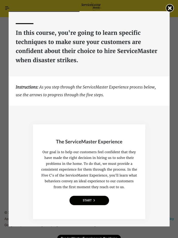 ServiceMaster - Training to Go