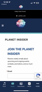 Planet 105.1 screenshot #5 for iPhone