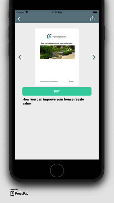 Pool Care Property Maintenance Screenshot