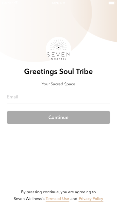 Seven Wellness App Screenshot