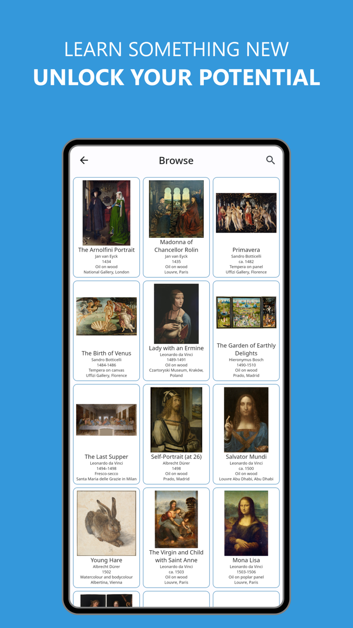 Learn Famous Paintings