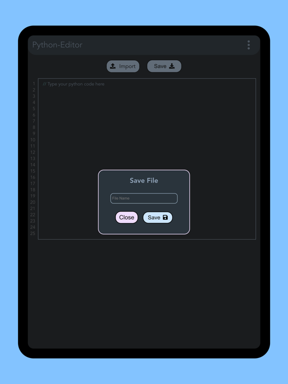 Screenshot #3 for Python Editor - .py Editor
