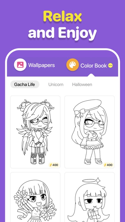 Gacha Wallpapers & Colourbook screenshot-4