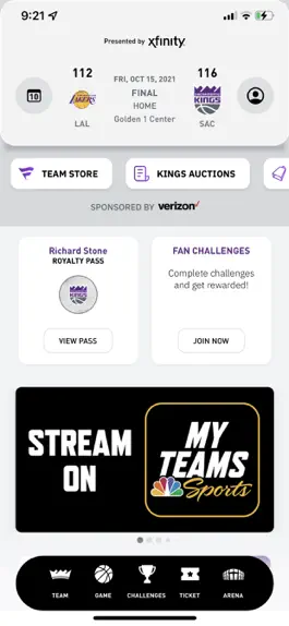 Game screenshot SacramentoKings+Golden1Center mod apk