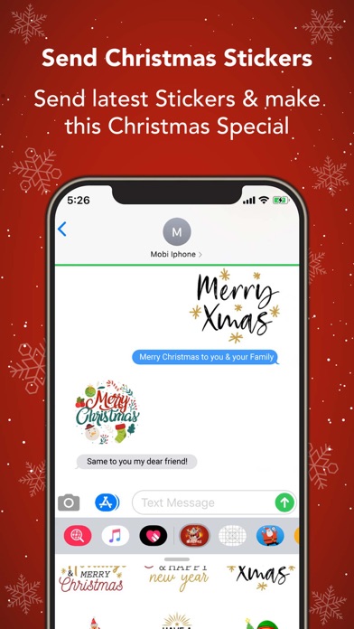 JoyStix: Cute Xmas Stickers! Screenshot