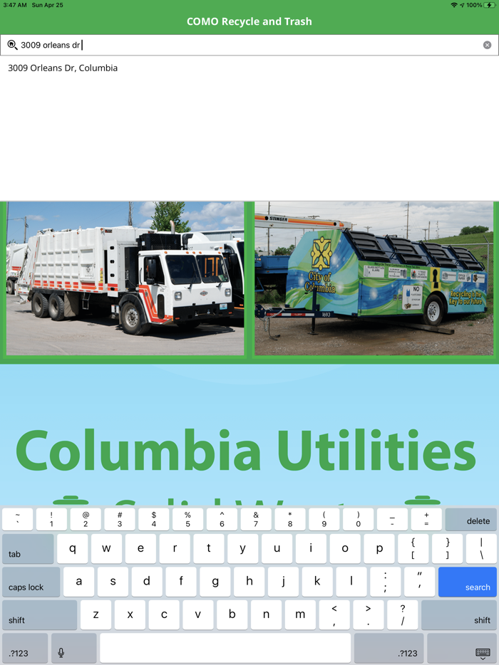 COMO Recycle and Trash