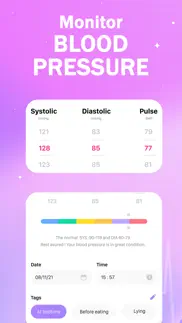 blood pressure tracker bx iphone screenshot 2