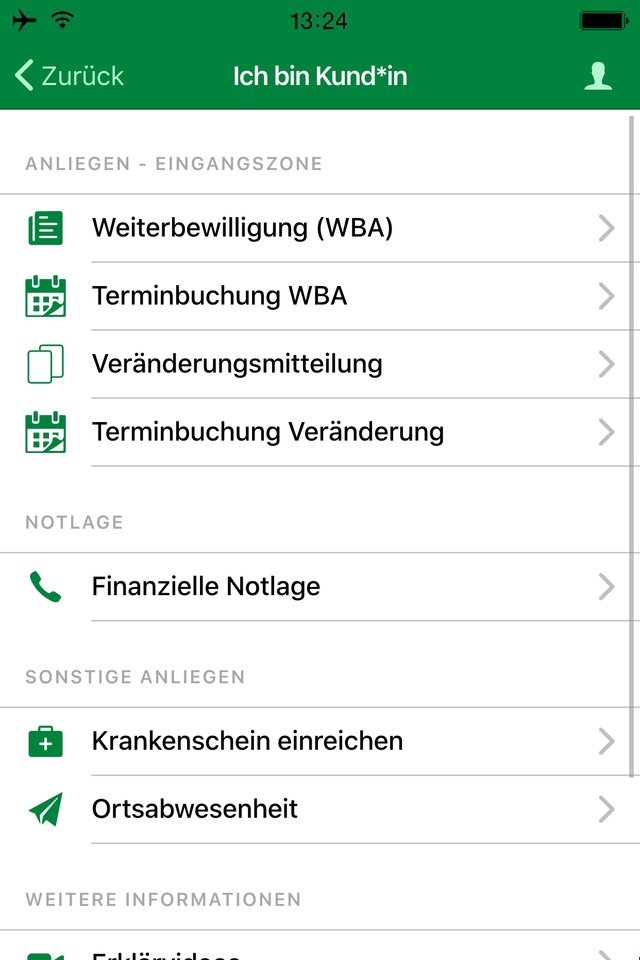 Jobcenter Cottbus mobil screenshot 3