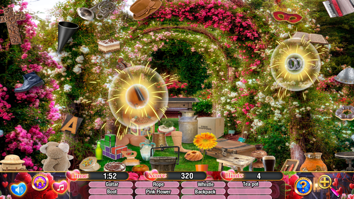 Hidden Objects Valentines Day