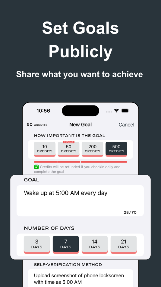 #2. keek: Goals Made Public (iOS) 由: Deepansh Jagga