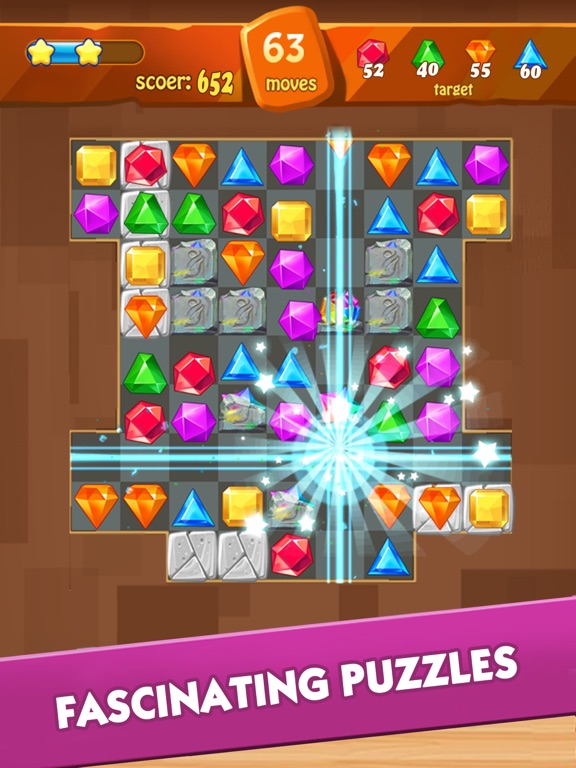 Screenshot #4 pour Jewel Fever - Match 3 Games