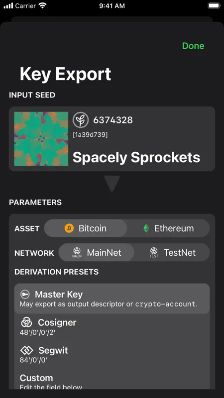 Gordian Seed Tool screenshot 7 of 8