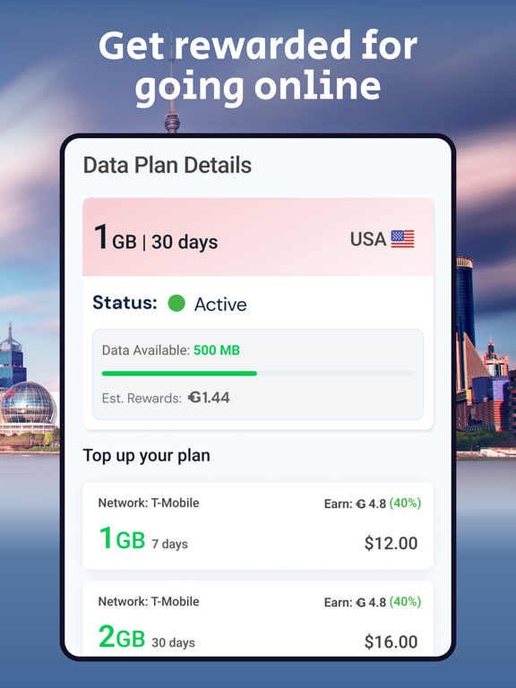 Screenshot #6 pour GIANT: eSIM Mobile Data Plan