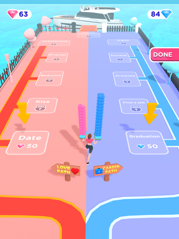 Never Ever Runner iPad screenshot 3 - Games app