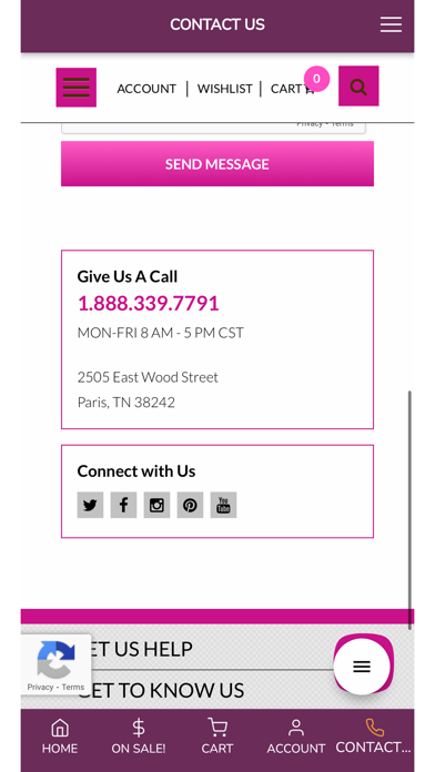 PinkPro Beauty Supply Screenshot