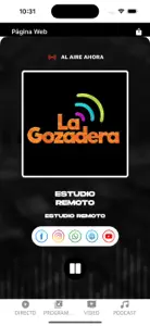 Radio La Gozadera screenshot #3 for iPhone