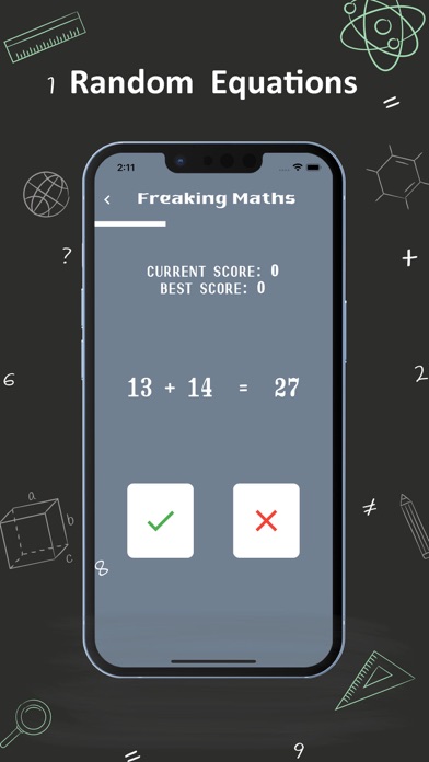 Screenshot #2 pour Freaking Maths Latest