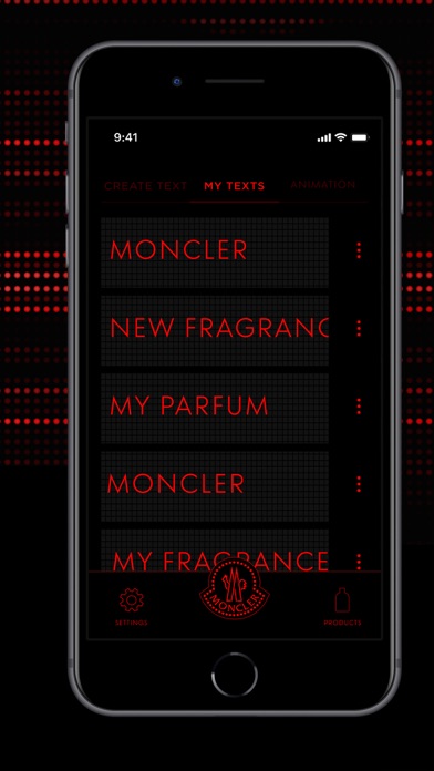 Moncler Parfum - Official App Screenshot