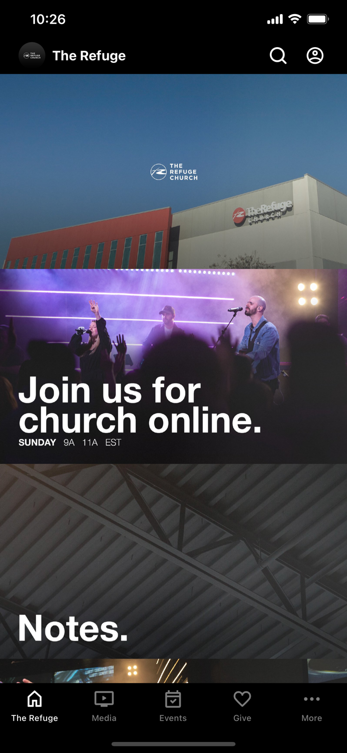 The Refuge Mobile App