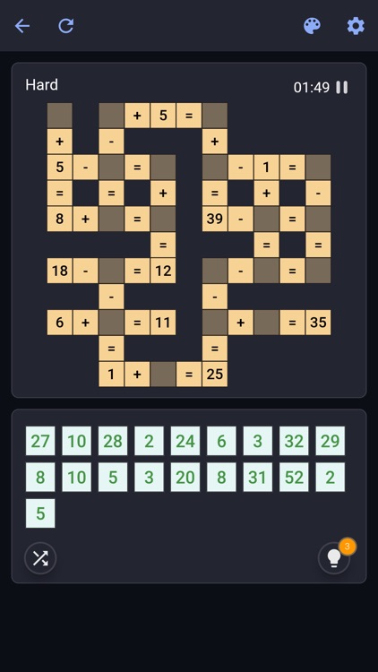 Cross Math - Math Puzzle Games screenshot-3