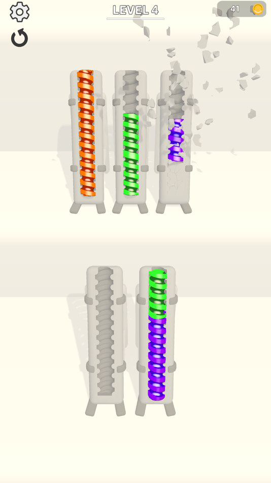 #2. Color Screw Sort (iOS) 由: Babil Studios