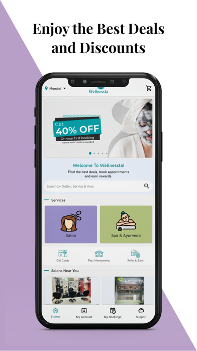 Wellnessta - Book Salon & Spa Screenshot
