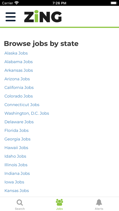 Zing Jobs App Screenshot
