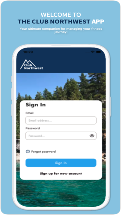 The Club Northwest App Screenshot