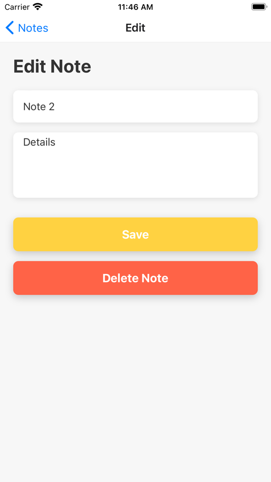 #3. My Notes App (iOS) 게시자: Parth Vekariya