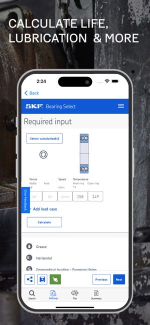 SKF Bearing Assist on the App Store