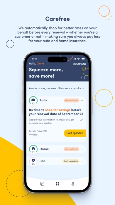 Squeeze Insurance Screenshot