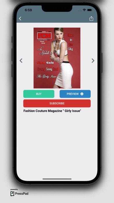 Fashion Couture Magazine Screenshot