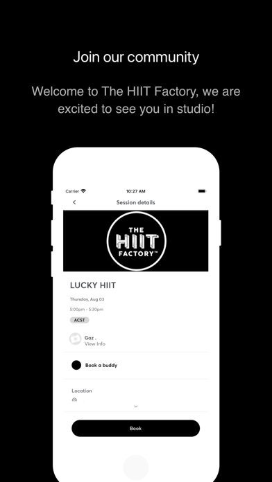 The HIIT Factory Screenshot