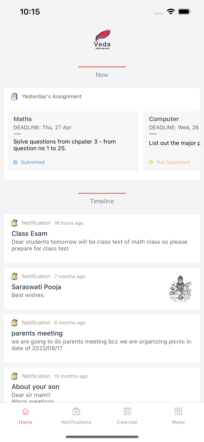 Veda - Students App