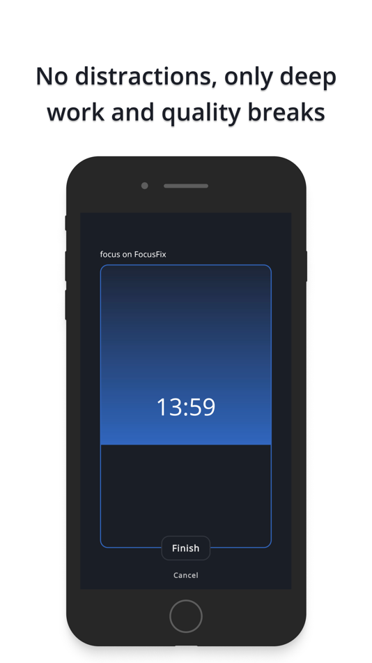 #2. FocusFix: Work Timer, Manager (iOS) By: Mirkan Caliskan