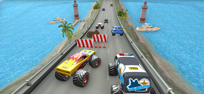 Monster Truck Driver 3D Games