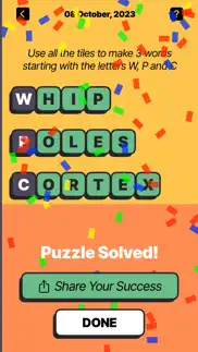 How to cancel & delete three words daily puzzle 2