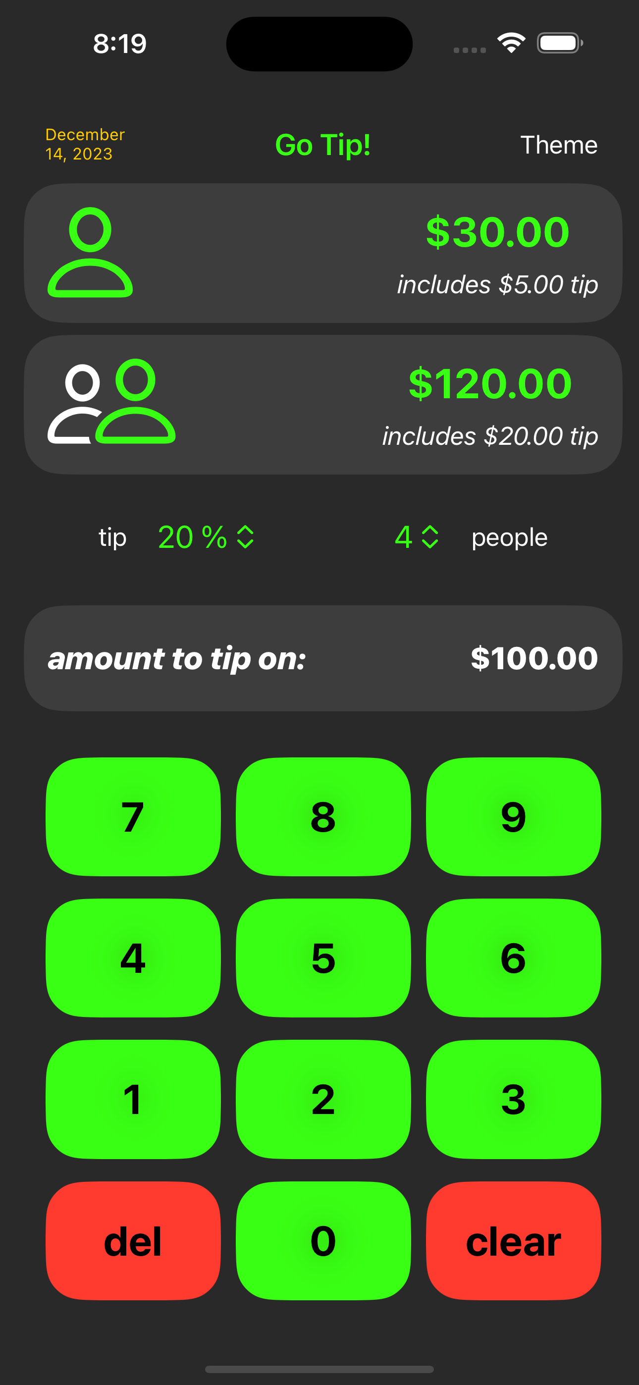 Go Tip