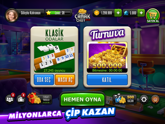 Screenshot #4 pour Çanak Okey Plus