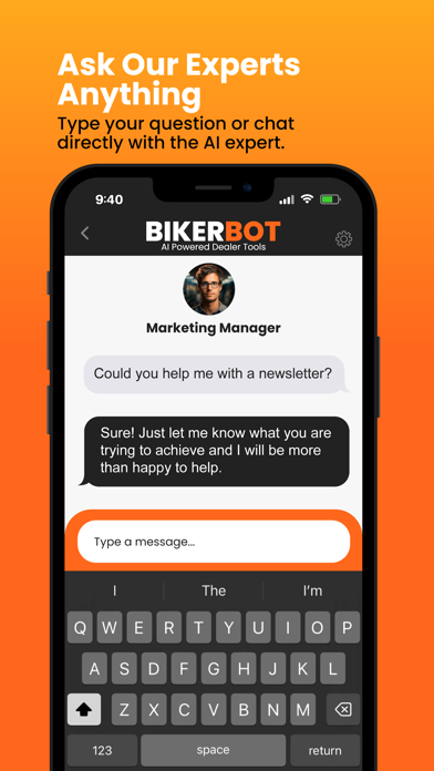 BikerBot : AI Call Center Screenshot
