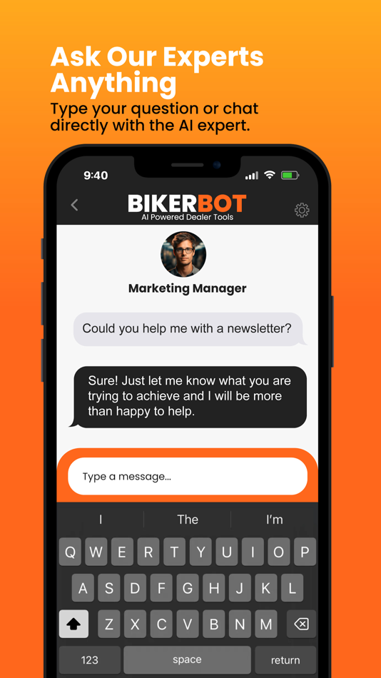 #9. BikerBot : AI Call Center (iOS) 由: More Than Rewards