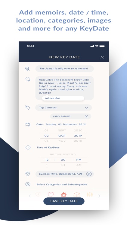 KeyDates Your Memory App
