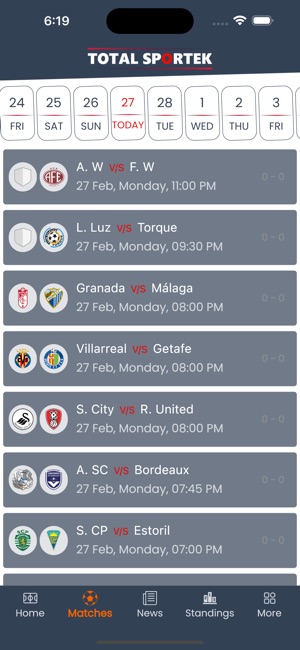 Live Football - Totalsportek on the App Store