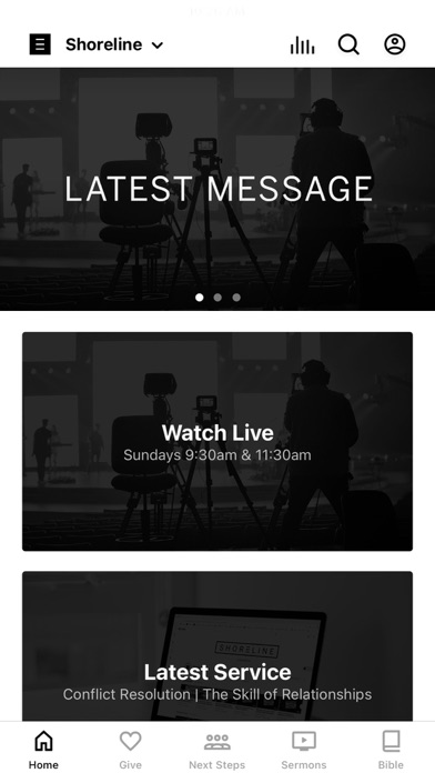 Shoreline Church App Screenshot